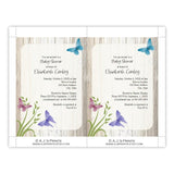 Whimsical Butterflies Baby Shower Invitation