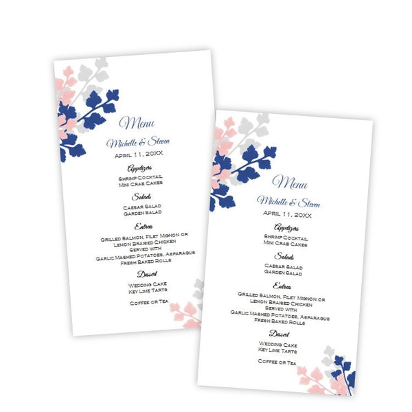 Madison Design Menu Card Template