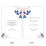 Madison Design Folded Wedding Program Template