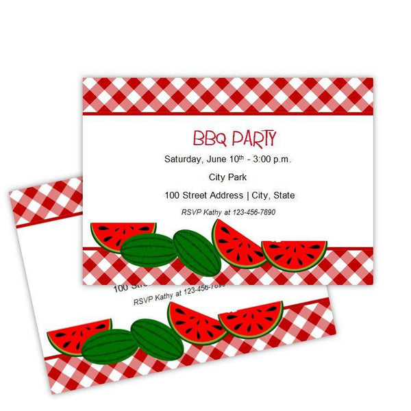 Summer BBQ Party Invitation Template