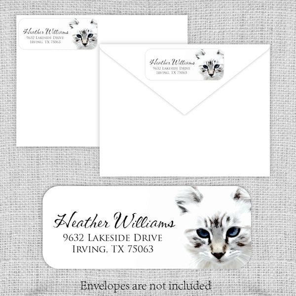 Cat Lovers Return Address Labels