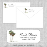 Palm Trees Return Address Labels