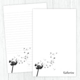 Dandelion Personalized Notepad