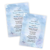 Blue Butterflies Bridal Shower Invitation