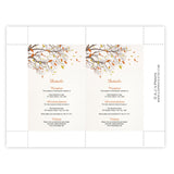 Fall Tree Branches Wedding Suite
