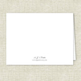 Teal Owl Personalized Note Cards