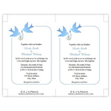 Doves Wedding Invitation Template