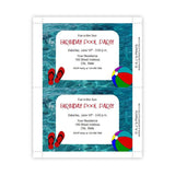 Pool or Beach Party Invitation Template