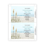 Beach Party Tiki Torch Birthday Invitation