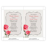 Pink Roses Bridal Shower Invitation