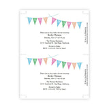 Bunting Banner Baby Shower Invitation