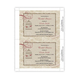 Birds in a Cage Bridal Shower Invitation