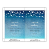 Lights at Night Wedding Invitation Template