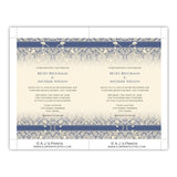 Damask & Flourish Wedding Invitation Template