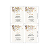 Fall Branches RSVP Card Template