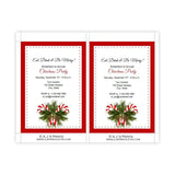Candy Canes Christmas or Holiday Party Invitation