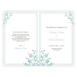 Brittany Design Wedding Program Template