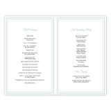 Brittany Design Wedding Program Template