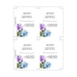 Purple & Blue Hydrangeas Wedding RSVP Card Template