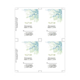 Love Birds in a Tree Wedding RSVP Card Template