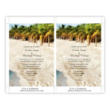Beach Palms Wedding Invitation
