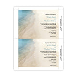 Sandy Beach Wedding Invitation Template