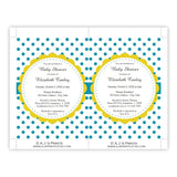 Polka Dots Baby Shower Invitation
