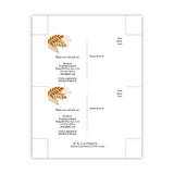 Autumn Vines Bridal Shower Invitation Postcard