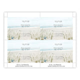 Summer Fun Beach Wedding RSVP Card