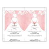 Bride Silhouette Bridal Shower Invitation Template
