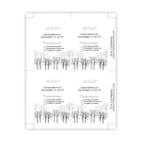 Winter Forest Wedding RSVP Card Template