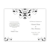 Tiffany Design Folded Wedding Program Template