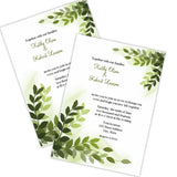 Graceful Ivy Wedding Invitation Template