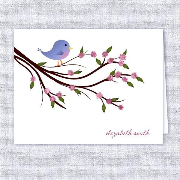 Little Bird Personalized Note Cards