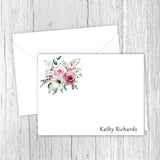 Spring Flowers Personalized Note Cards