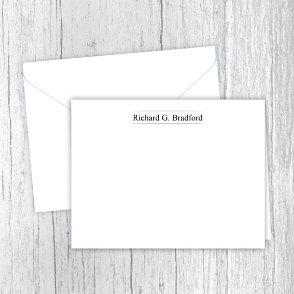 Men's Personalized Note Cards - In Between the Lines