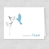 Hummingbird Personalized Note Cards