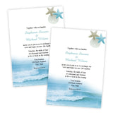 Ocean Waves Wedding Invitation Template