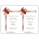 Candy Cane Christmas Party Invitation