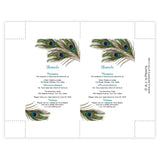 Peacock Feathers Wedding Suite
