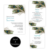 Peacock Feathers Wedding Suite