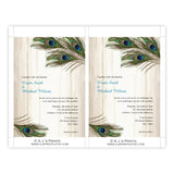 Rustic Peacock Feathers Wedding Suite