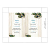 Rustic Peacock Feathers Wedding Suite