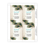 Rustic Peacock Feathers Wedding Suite