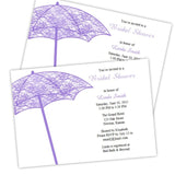 Lacey Umbrella Bridal Shower Invitation