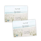 Summer Fun Beach Wedding RSVP Card