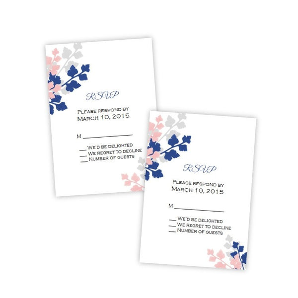 Madison Design Wedding RSVP Card Template