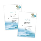 Ocean Waves RSVP Card Template