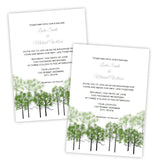 Summer Forest Wedding Invitation Template