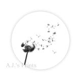 Dandelion Round Stickers